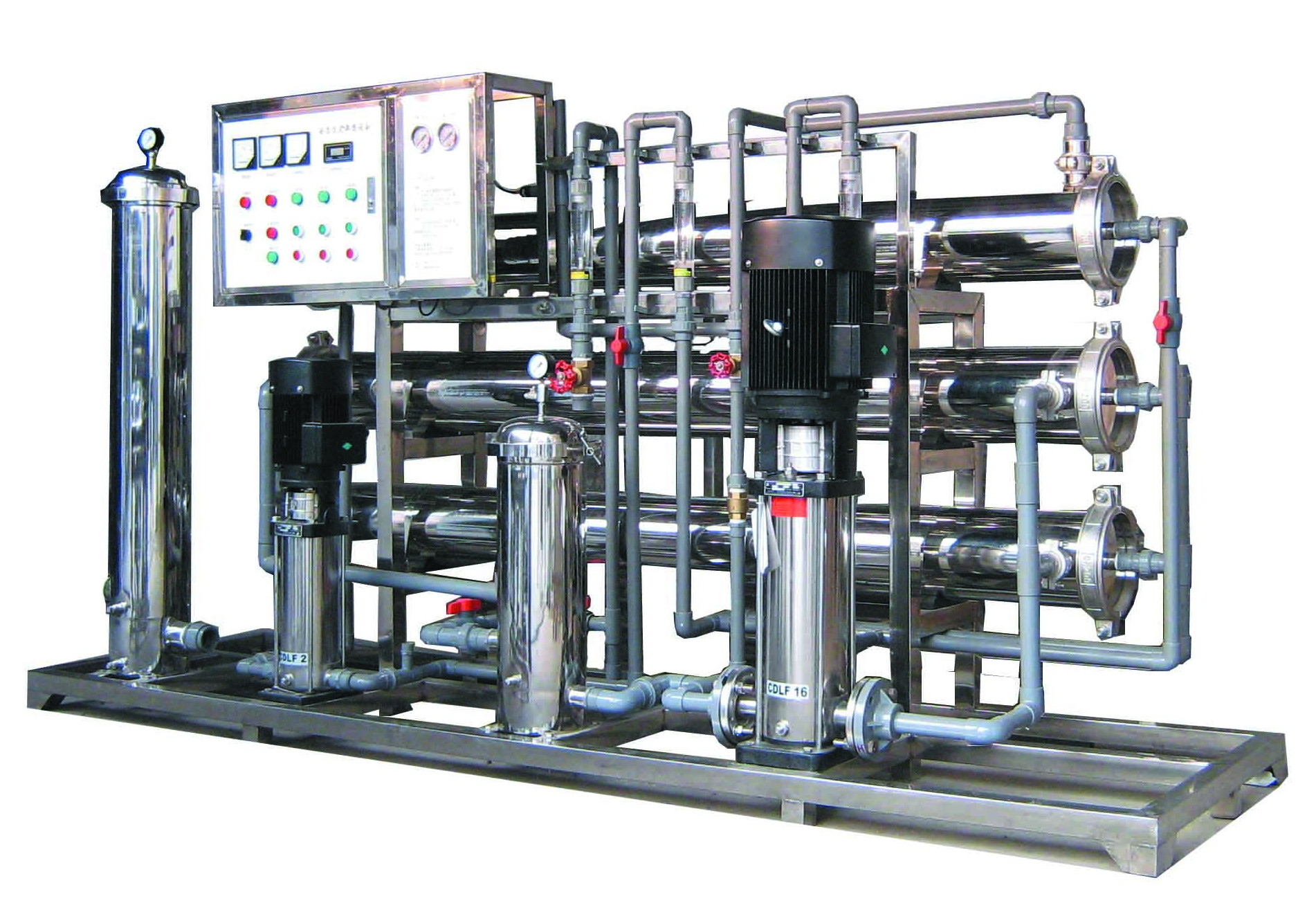 PLC Industrial Water Treatment System - 1000L/H Pure Water