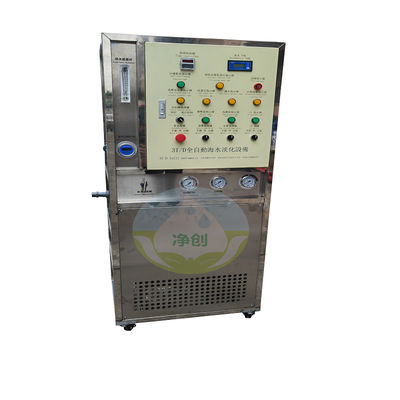 Harga bagus Unit Desalinasi Otomatis Penuh Mudah Dioperasikan dengan Efisiensi Desalinasi 99.5% on line