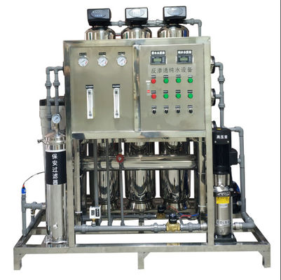 Buen precio Automatización de funcionamiento de acero inoxidable Osmosis inversa Configuración de agua pura Flujo personalizable en línea