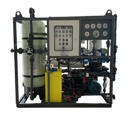 Equipo de desalinización de agua de mar 30 toneladas/día Generador de agua dulce marina Equipo de tratamiento de agua por ósmosis inversa Ro filtro