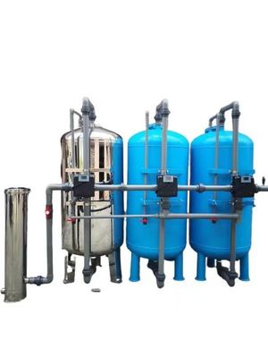 Filtro de agua de pozo grande totalmente automático Producción de agua 10 toneladas por hora Potencia 24w Suministro de energía 220/380v