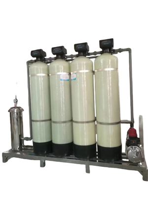 Eliminación de hierro y manganeso Filtro de agua de pozo amarillento, producción de agua 2 toneladas por hora