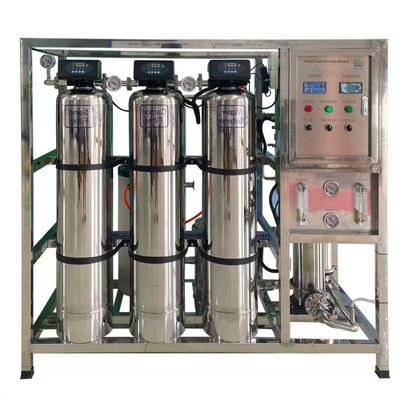 Dispositivo de ósmosis inversa totalmente automática de agua pura que produce 1 T/h de agua