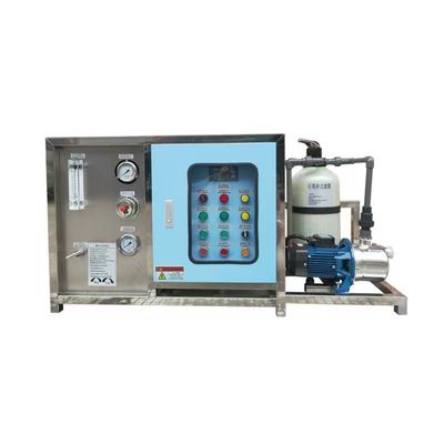Máquina horizontal de desalinización de agua de mar 1,5 t/d Producción diaria de agua