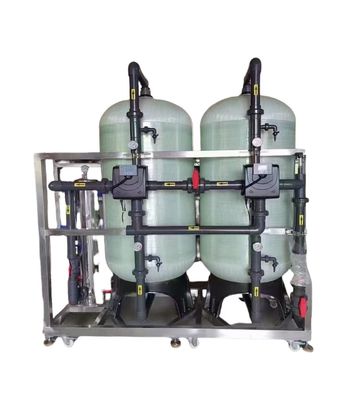 Sistema de filtración de carbono de arena totalmente automático, producción diaria de agua de 10 toneladas