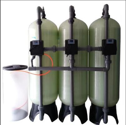 10 toneladas de Configuración de agua suavizada de tres etapas, 10 toneladas de agua por hora