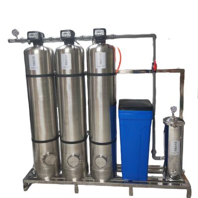 Sistema de descongelación y ablandamiento de hierro y manganeso, producción de agua 3000L/h