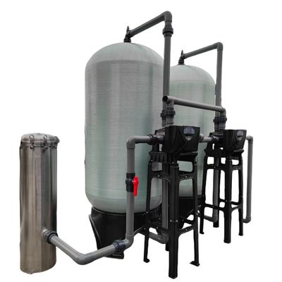 Sistema de filtración de tratamiento de aguas fluviales Producción de agua 20000l/h