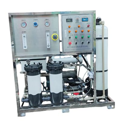 Sistema de tratamiento de agua de mar de 20T que produce agua 800L/h