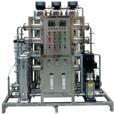 Máquina de agua de ósmosis inversa de grado alimentario Producción de agua 1 tonelada/hora