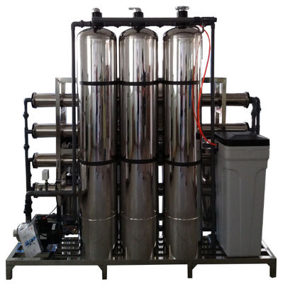 Equipo de agua purificada por ósmosis inversa, con patinaje montado 2000L