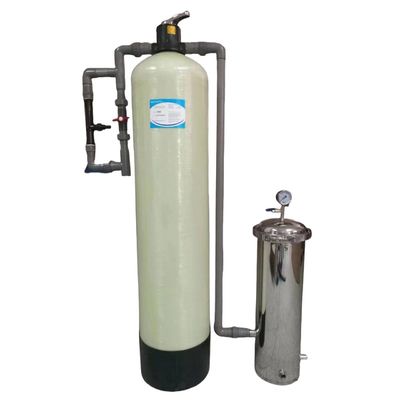 Buen precio Sistema de tratamiento de agua simple de tanque único para filtración de agua de pozo en línea