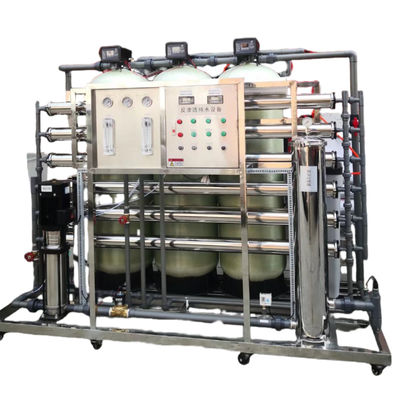 Sistema de tratamiento de agua pura por ósmosis inversa de doble etapa 3000L/h