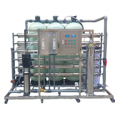 Equipo de desionización comercial RO de ósmosis inversa de agua pura