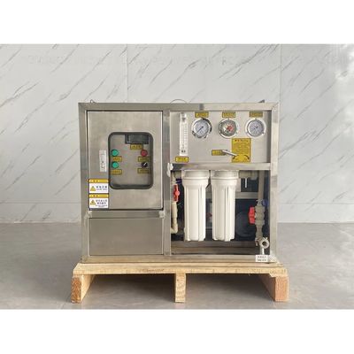 Compacto Estructura generosa Sistema de purificación de agua de mar de pequeño tamaño 800mm*600mm*600mm Principales características