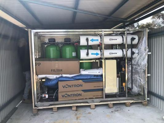 Buen precio Sistema de purificación de agua salobre por ósmosis inversa en línea