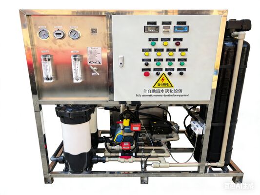 Bon prix Petite usine de dessalement d'eau de mer par osmose inverse en ligne