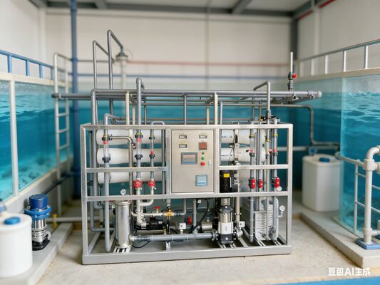 Buen precio Sistema de desalinización de agua de mar por ósmosis inversa de control automatizado en línea