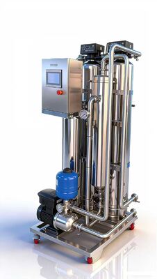 Bon prix Équipement compact pour l'eau ultrapure adapté à la purification des eaux de laboratoire pharmaceutique et analytique par semi-conducteurs en ligne