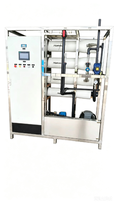 Harga bagus 20 Metric Tons/Day Reverse Osmosis Water Reclamation System with 99.5% Desalination Rate and High Pressure Pump on line